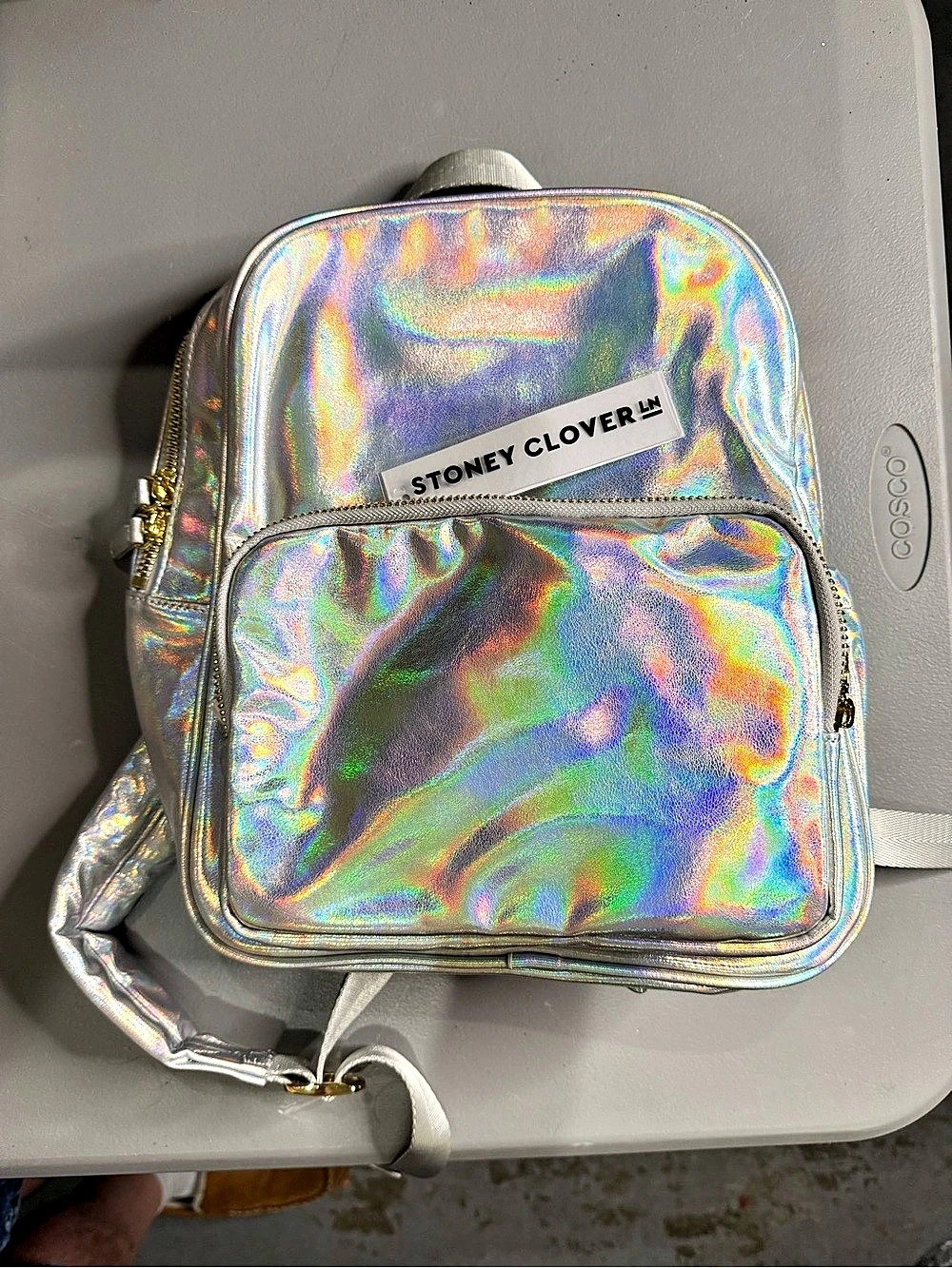 Stoney Clover Lane mini backpack SHIMMER NWT